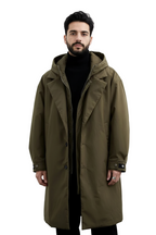 Wool Blend Double-Breasted Trench Coat - Greyson Dept.