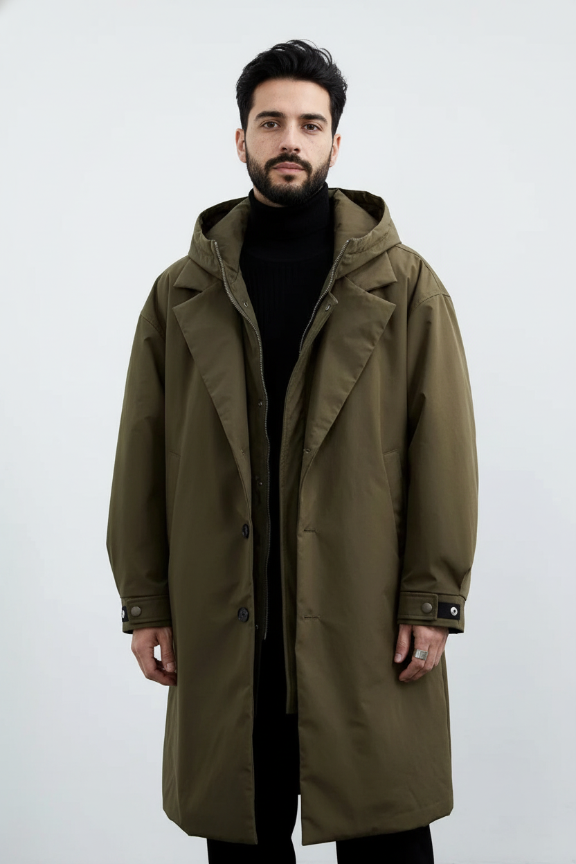Greyson Dept. | Nikolai – Men’s Tailored Wool Blend Double-Breasted Trench Coat
