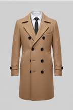 Wool Double-Breasted Trench Coat – Greyson Dept.