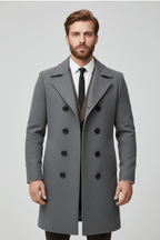 Wool Double-Breasted Trench Coat – Greyson Dept.