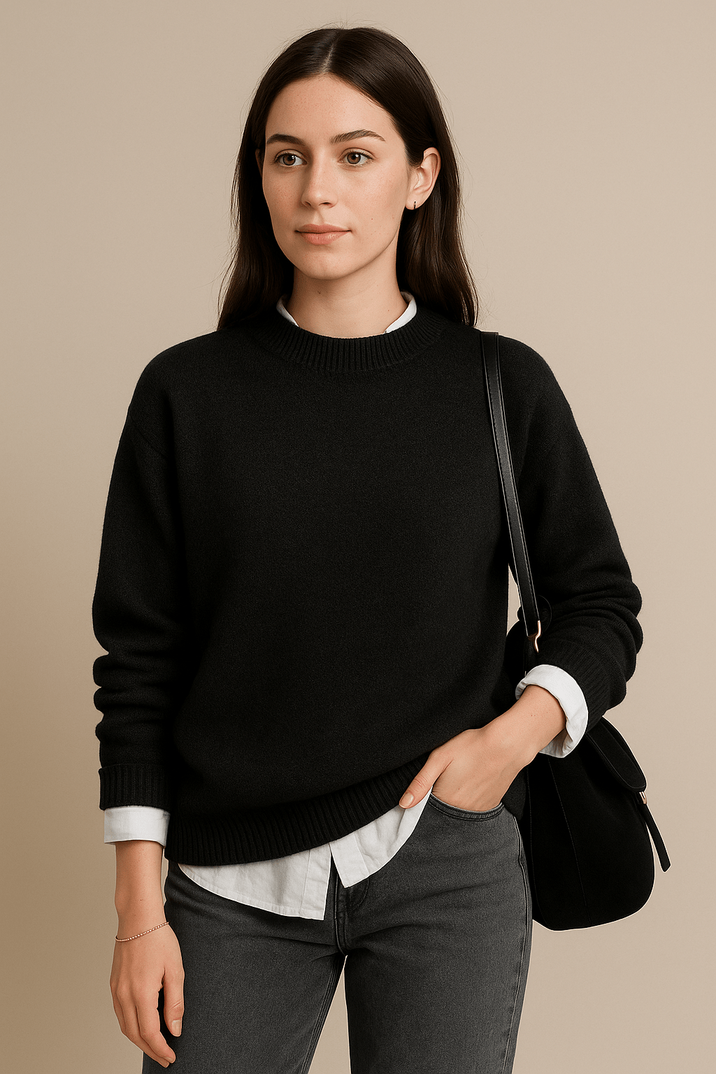 Greyson Dept. | Marlene – Soft Wool Blend Oversized Knitted Sweater