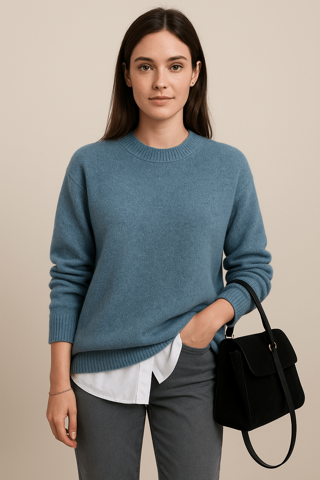 Greyson Dept. | Marlene – Soft Wool Blend Oversized Knitted Sweater