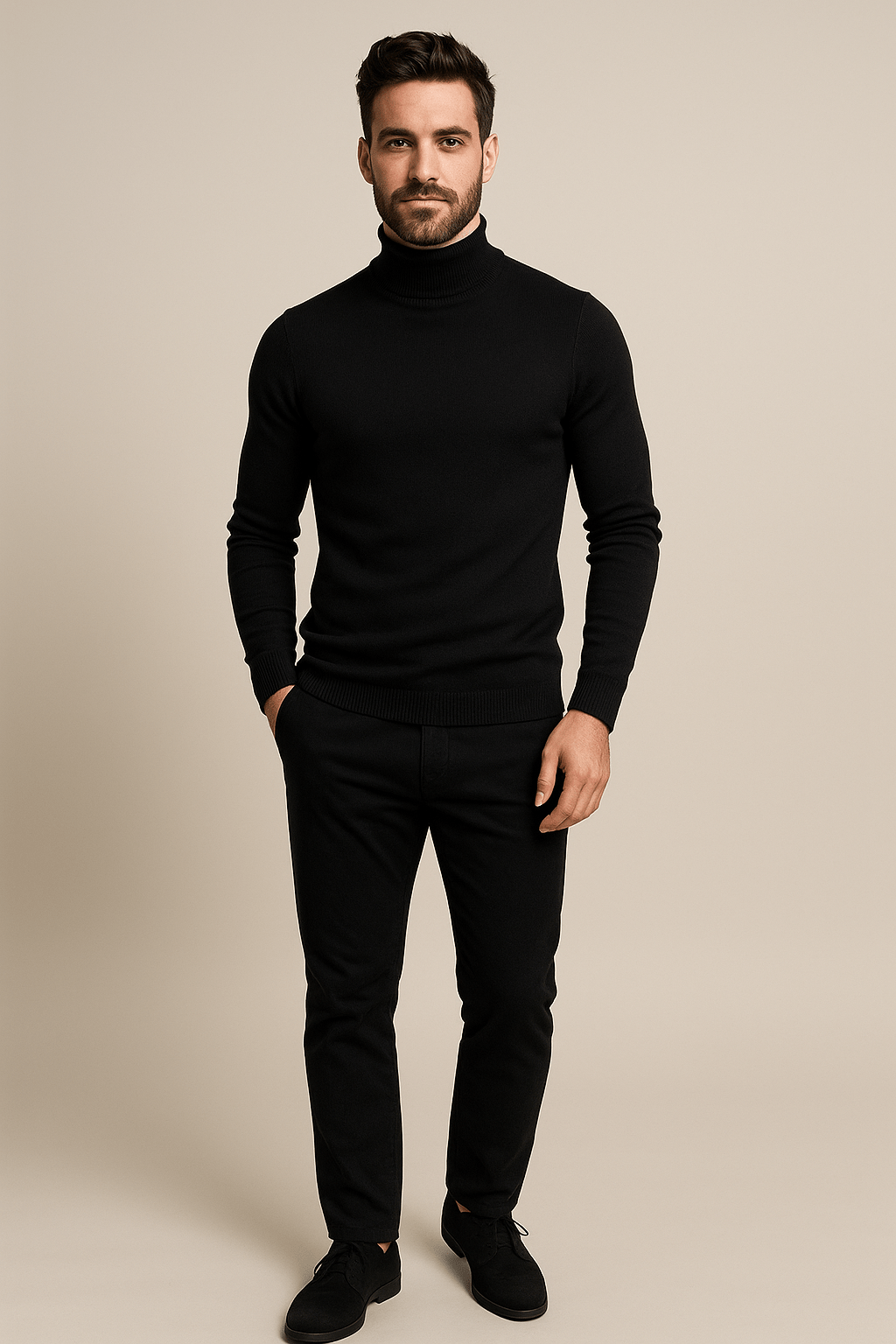 Greyson Dept. | Merrin – Men’s Slim Fit Turtleneck Sweater in Soft Knit