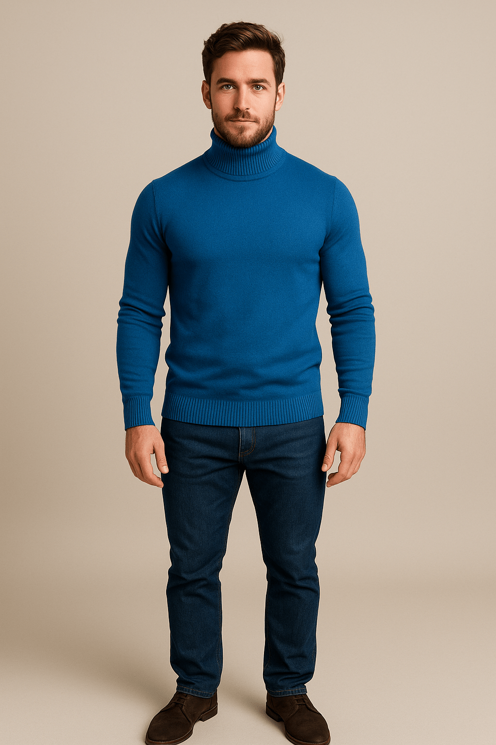 Greyson Dept. | Merrin – Men’s Slim Fit Turtleneck Sweater in Soft Knit