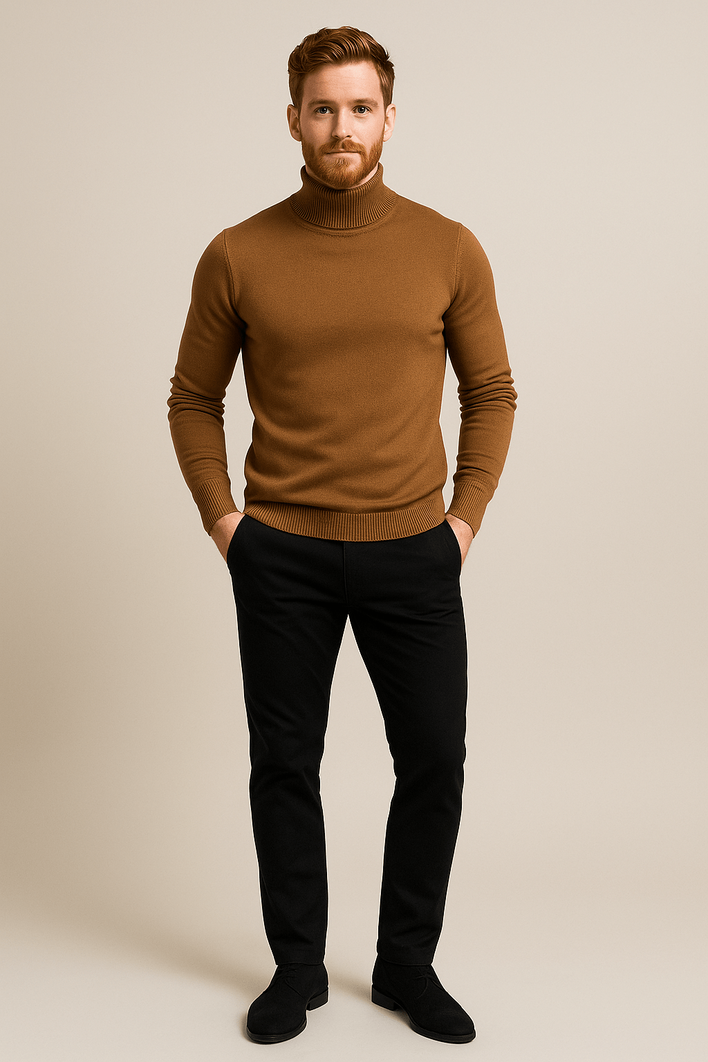 Greyson Dept. | Merrin – Men’s Slim Fit Turtleneck Sweater in Soft Knit