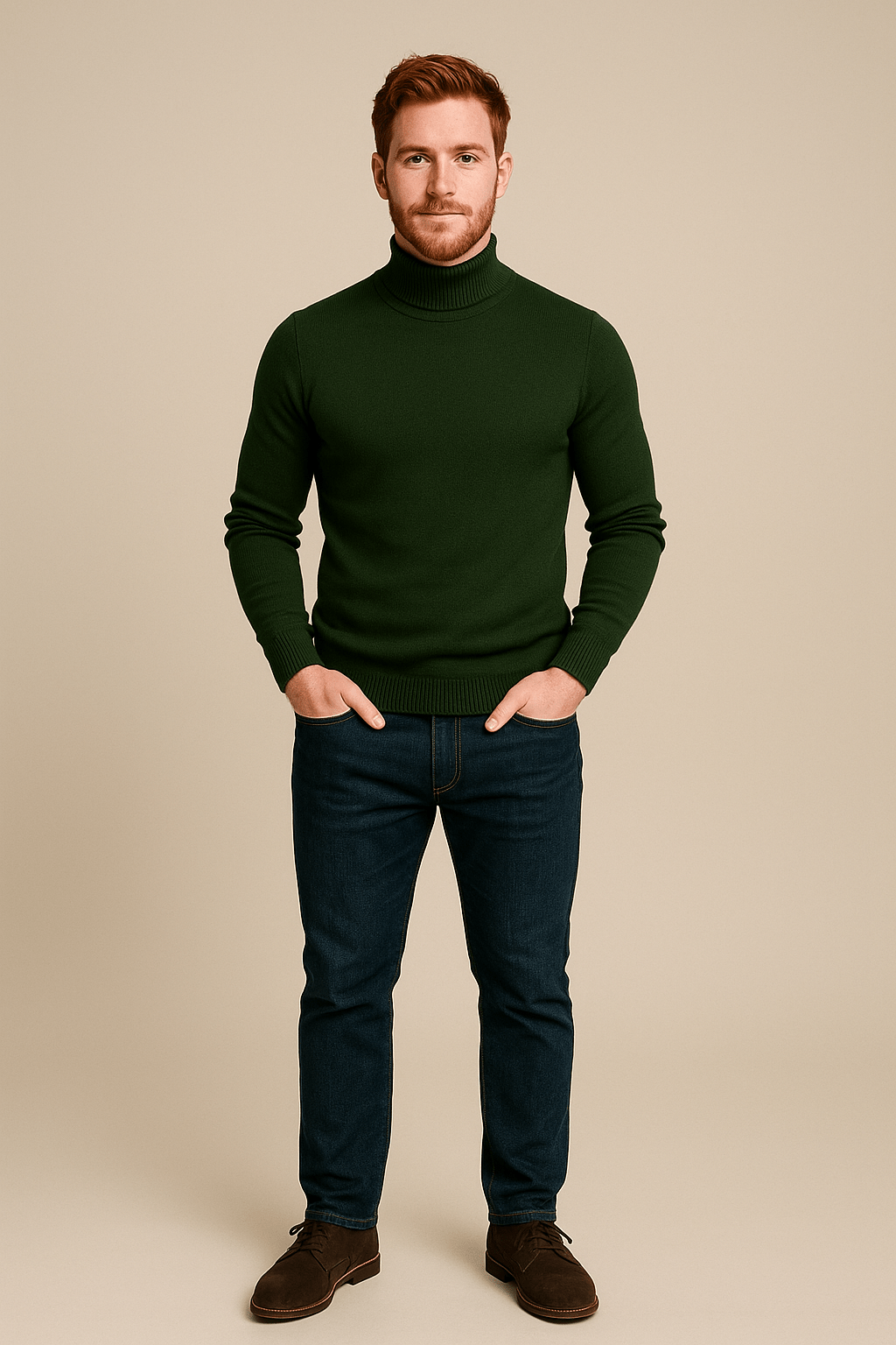 Greyson Dept. | Merrin – Men’s Slim Fit Turtleneck Sweater in Soft Knit