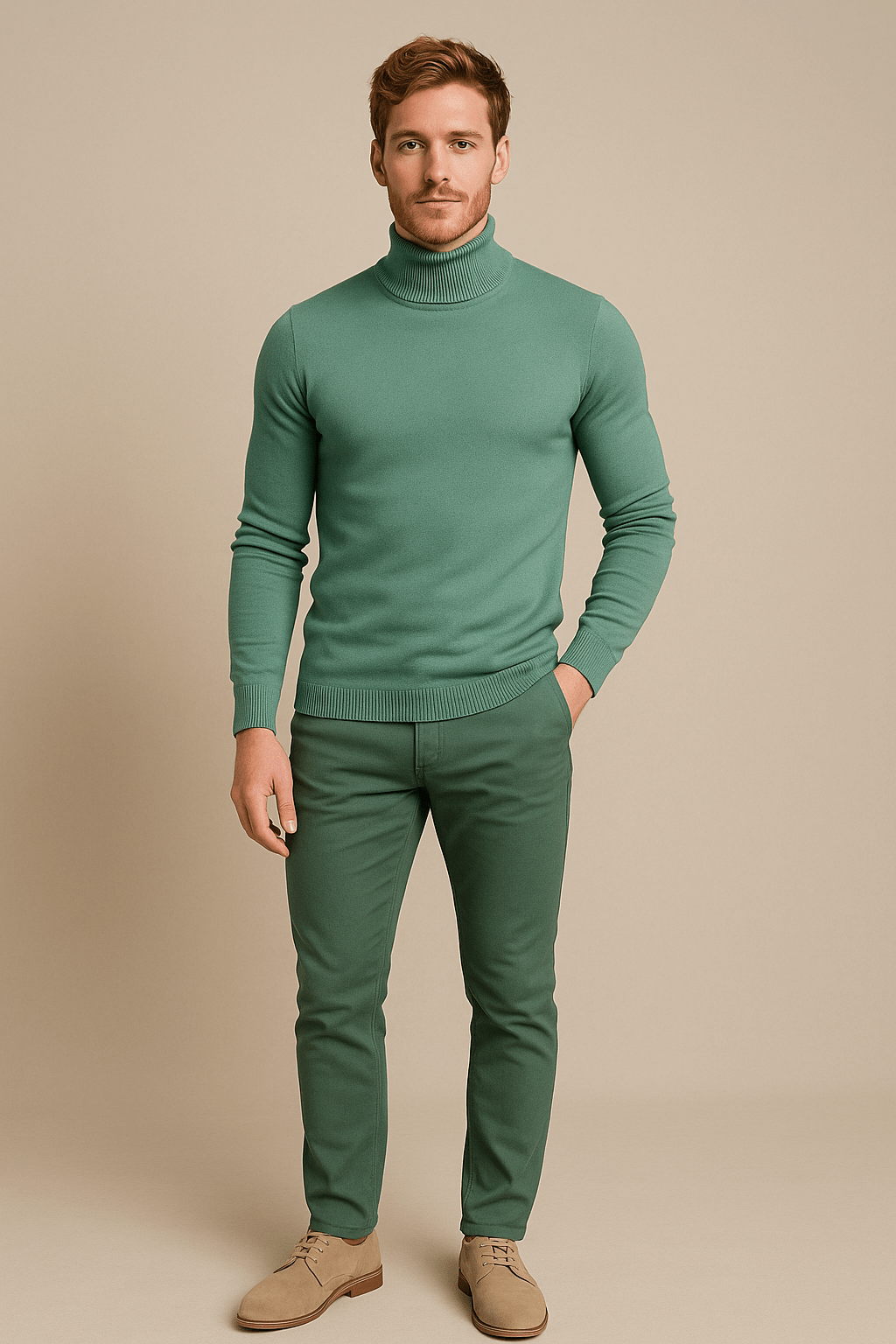 Greyson Dept. | Merrin – Men’s Slim Fit Turtleneck Sweater in Soft Knit