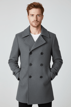 Double-Breasted Jacket with Lapel Design – Greyson Dept.