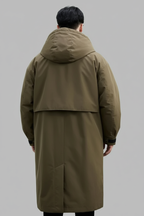 Wool Blend Double-Breasted Trench Coat - Greyson Dept.