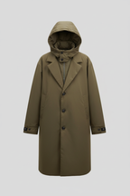 Wool Blend Double-Breasted Trench Coat - Greyson Dept.