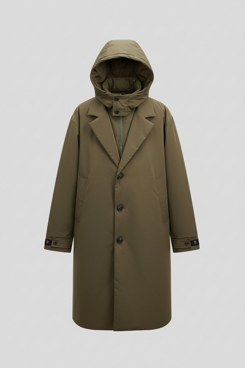 Greyson Dept. | Nikolai – Men’s Tailored Wool Blend Double-Breasted Trench Coat