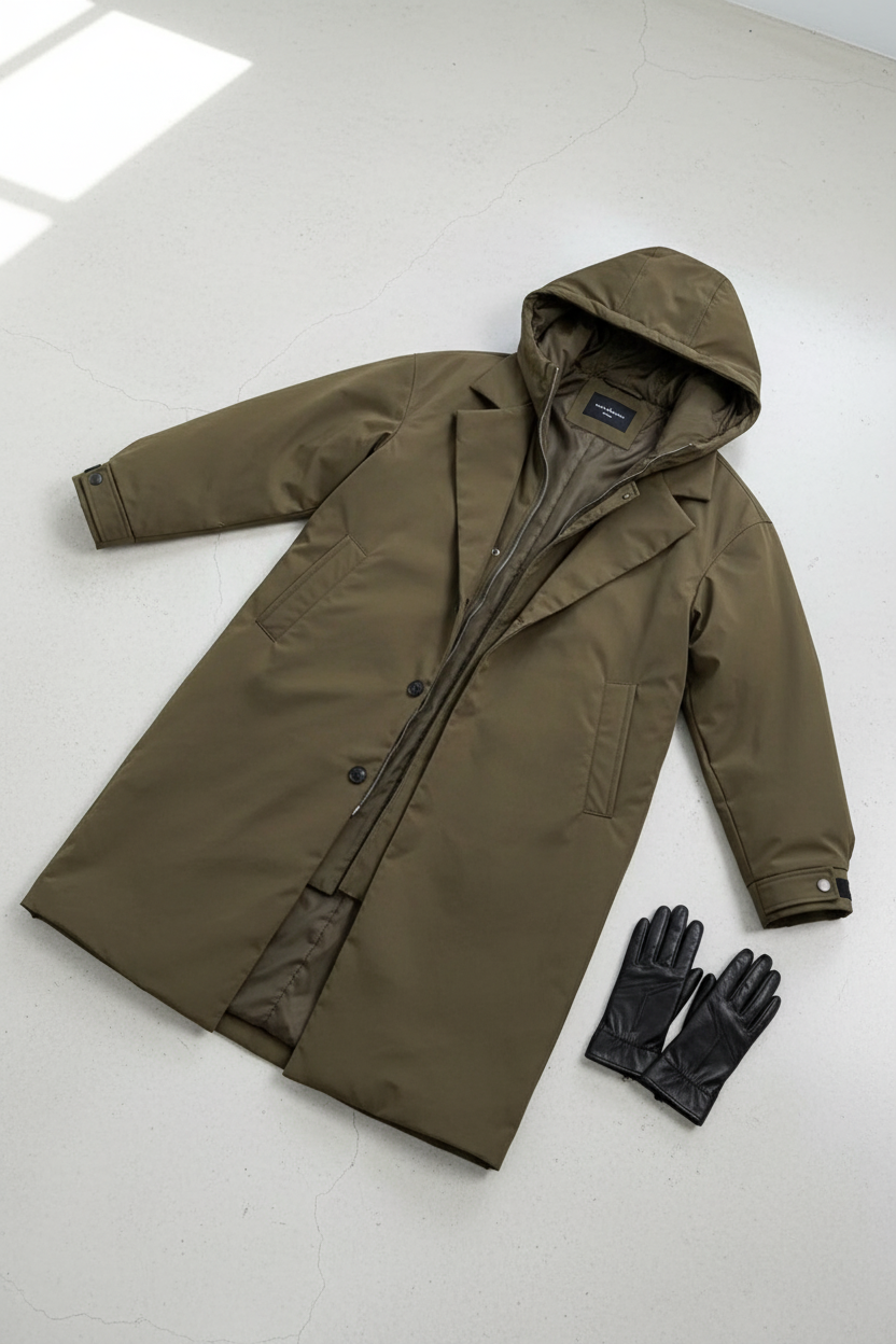 Greyson Dept. | Nikolai – Men’s Tailored Wool Blend Double-Breasted Trench Coat